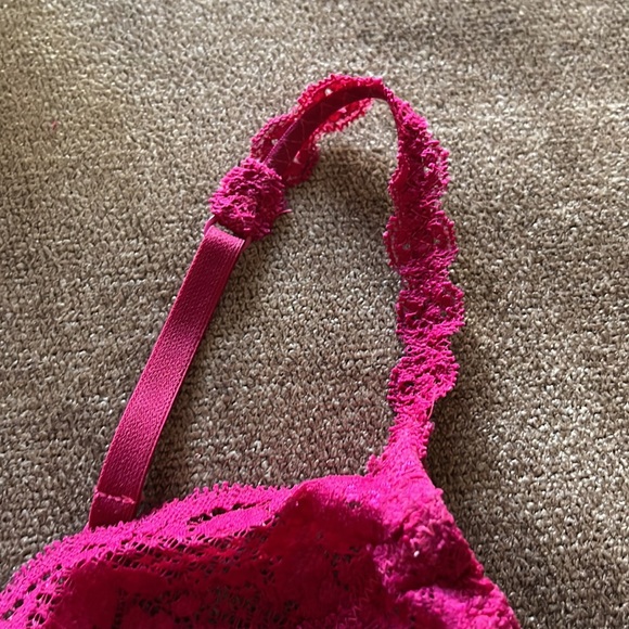 Cosabella Sweetie Bralette - Magenta, Size SP - Picture 2 of 5